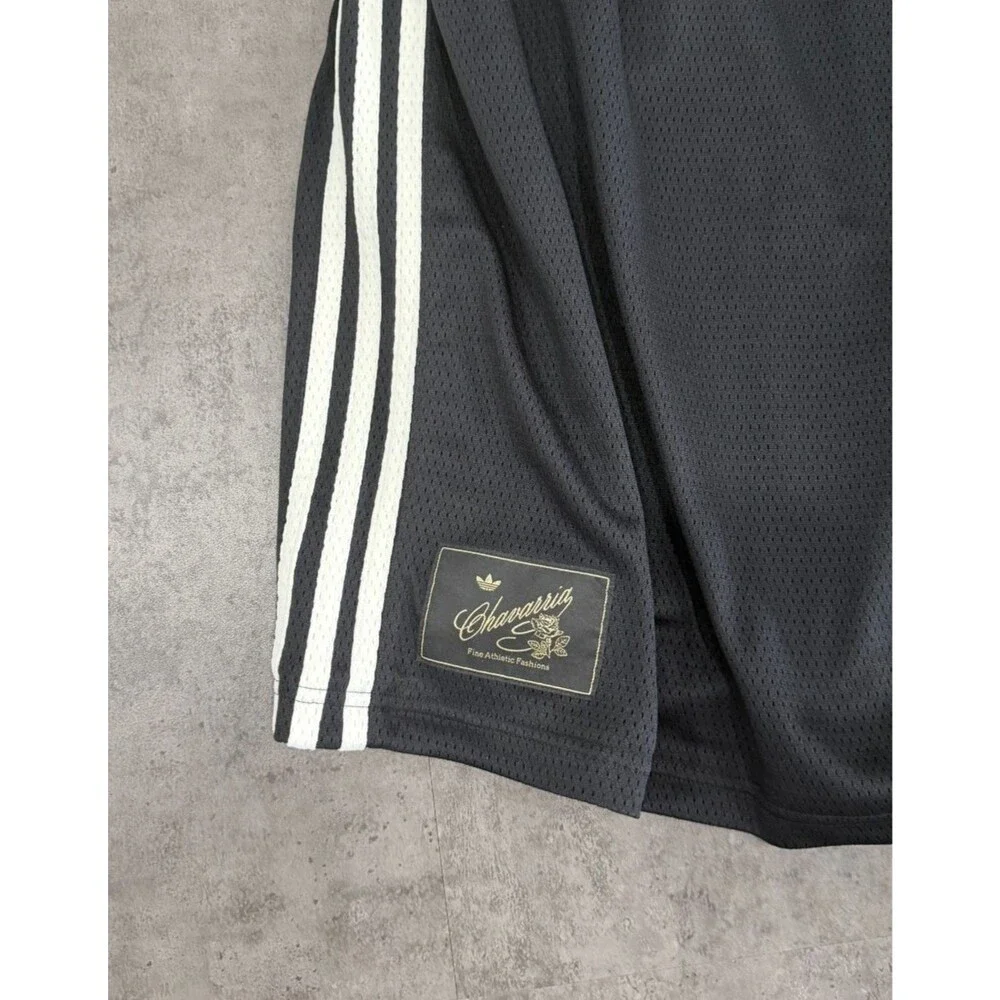 Willy Chavarria x Adidas Oversized LayeredMesh Basketball Shorts Size LRG KR8682